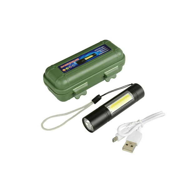 Pocket Torch Flashlight Torch USB Charging Pen Light With Magnet Build-in  WT